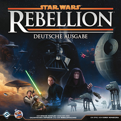 Das deutsche Titelbild für Star Wars Rebellion